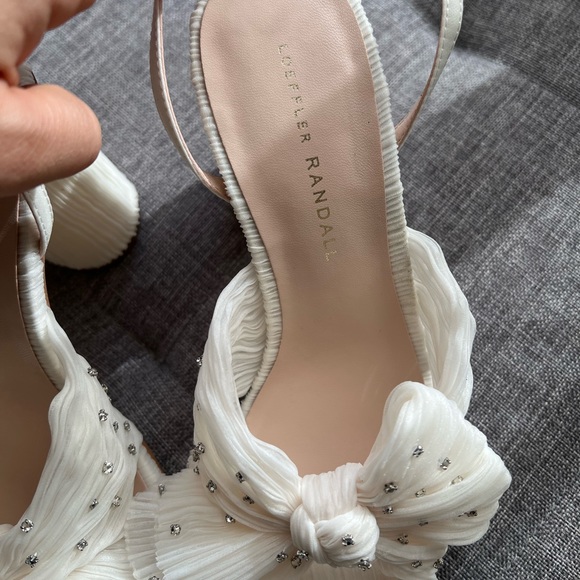 Loeffler Randall Camellia Pleated Knot Sandals - Picture 6 of 6